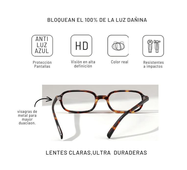 Lentes de Anti luz azul. - Martini.
