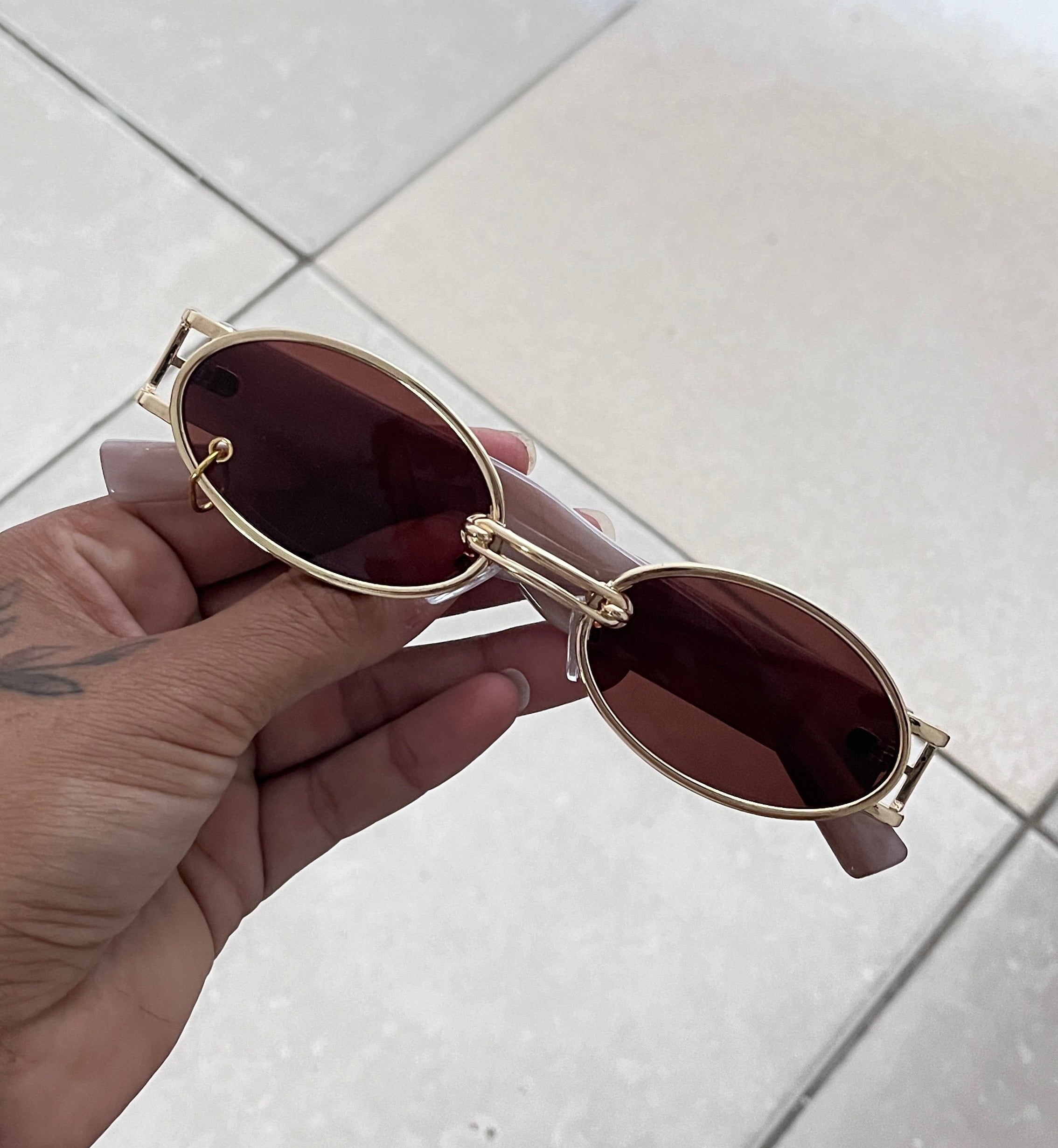 Lentes de sol - Marley marron.