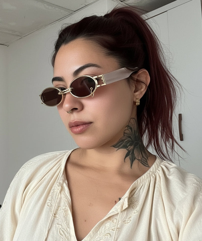 Lentes de sol - Marley marron.