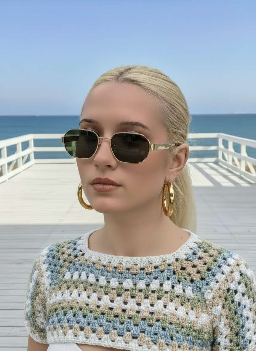 Lentes de sol - Lux green.