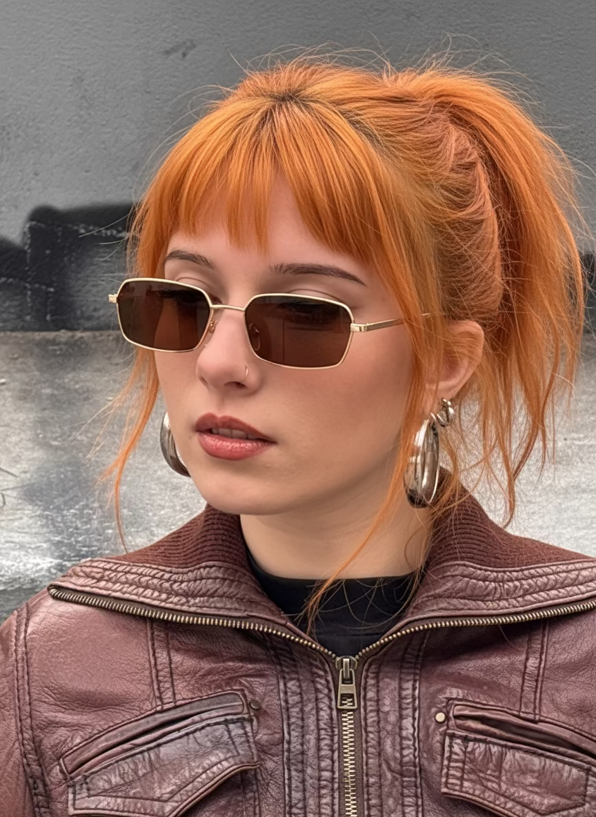 Lentes de sol - Miami. brwon gold.