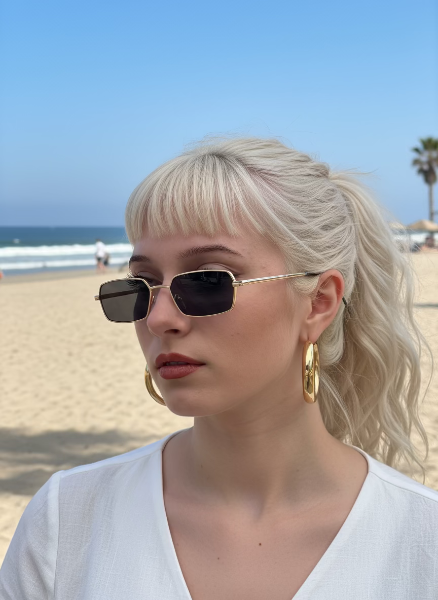 Lentes de sol - Miami. black gold.