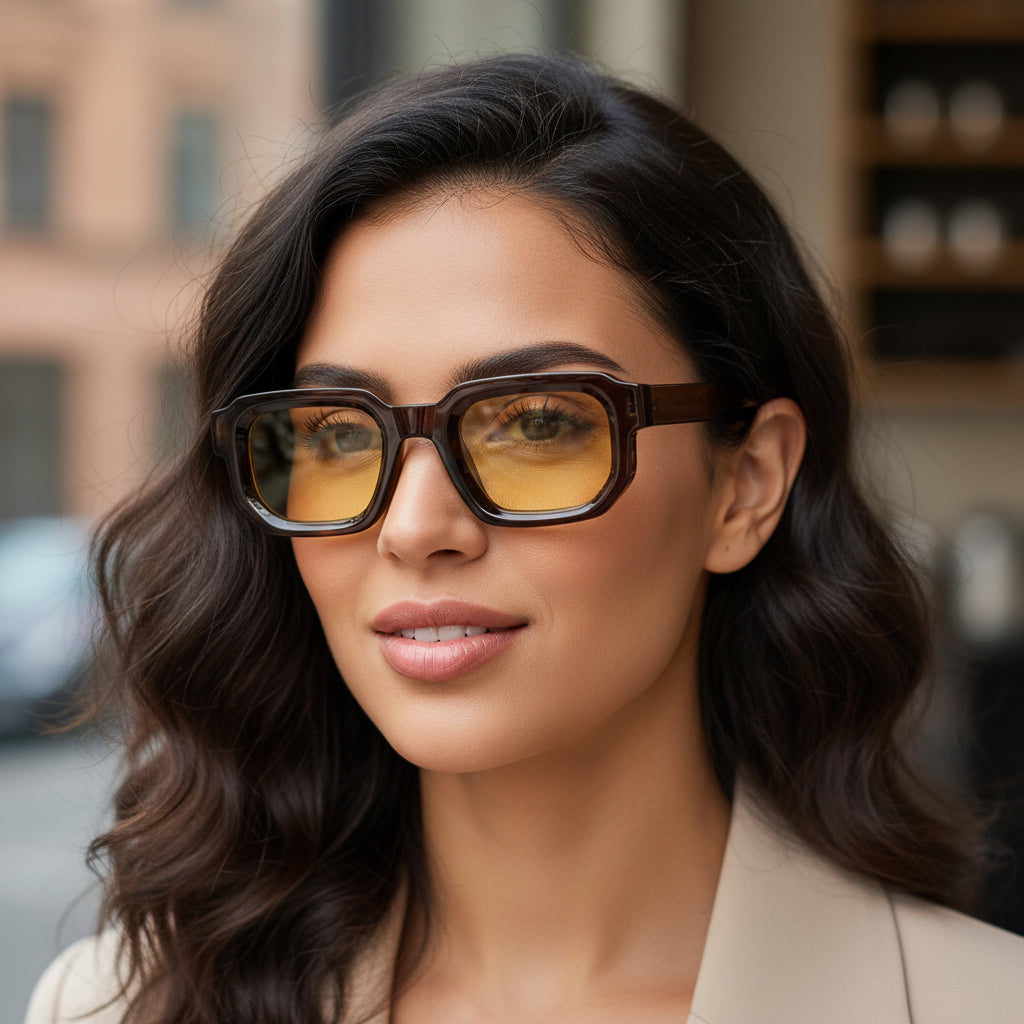 Lentes de sol - Africa marron.