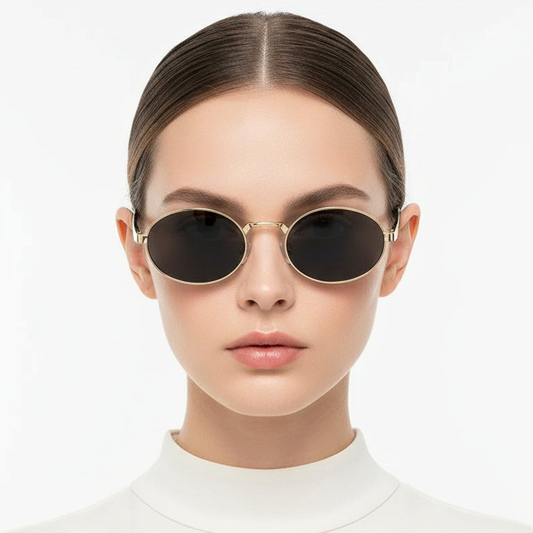 Lentes de sol - Amelie A.Plateado.