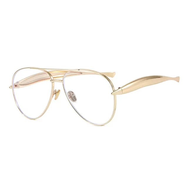 Lentes Aviador de anti luz azul.