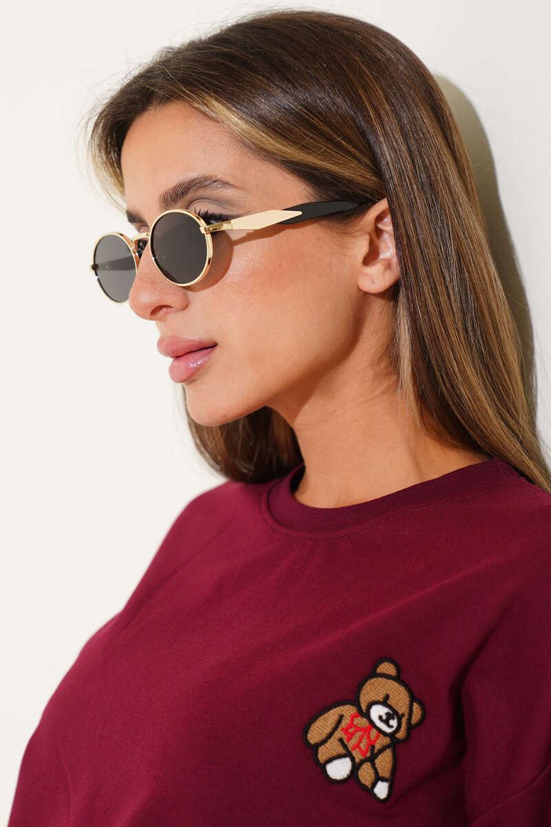 Lentes de sol - Amelie A.Plateado.