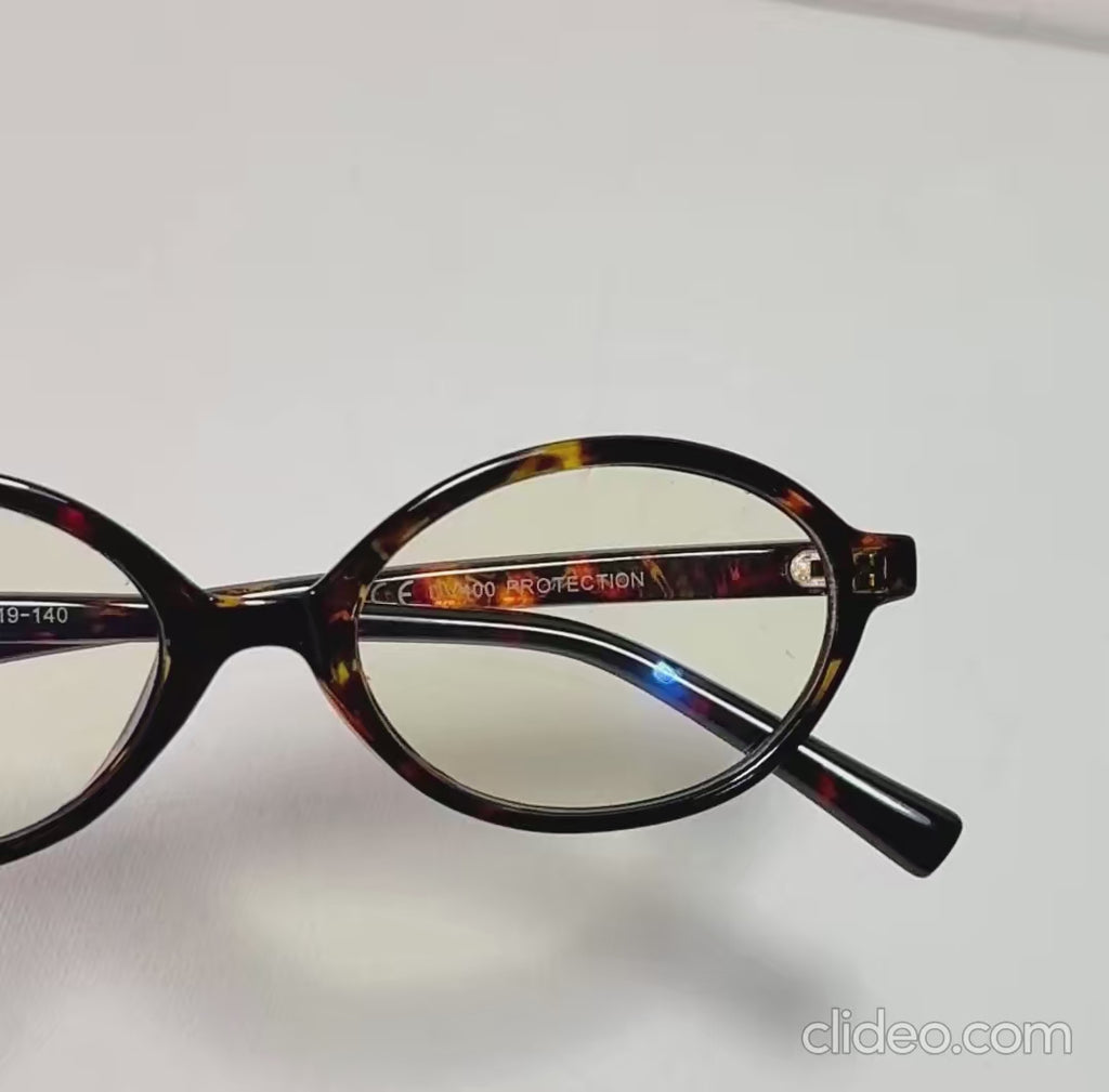 Lentes trasparetes estilo miu