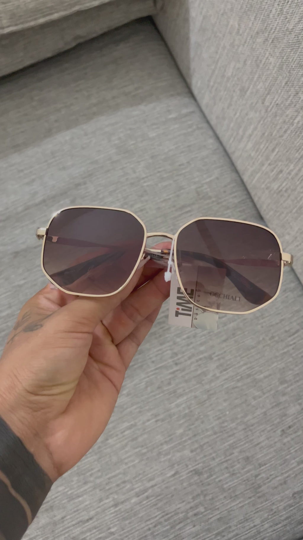 Lentes de sol - Estela brown gold.