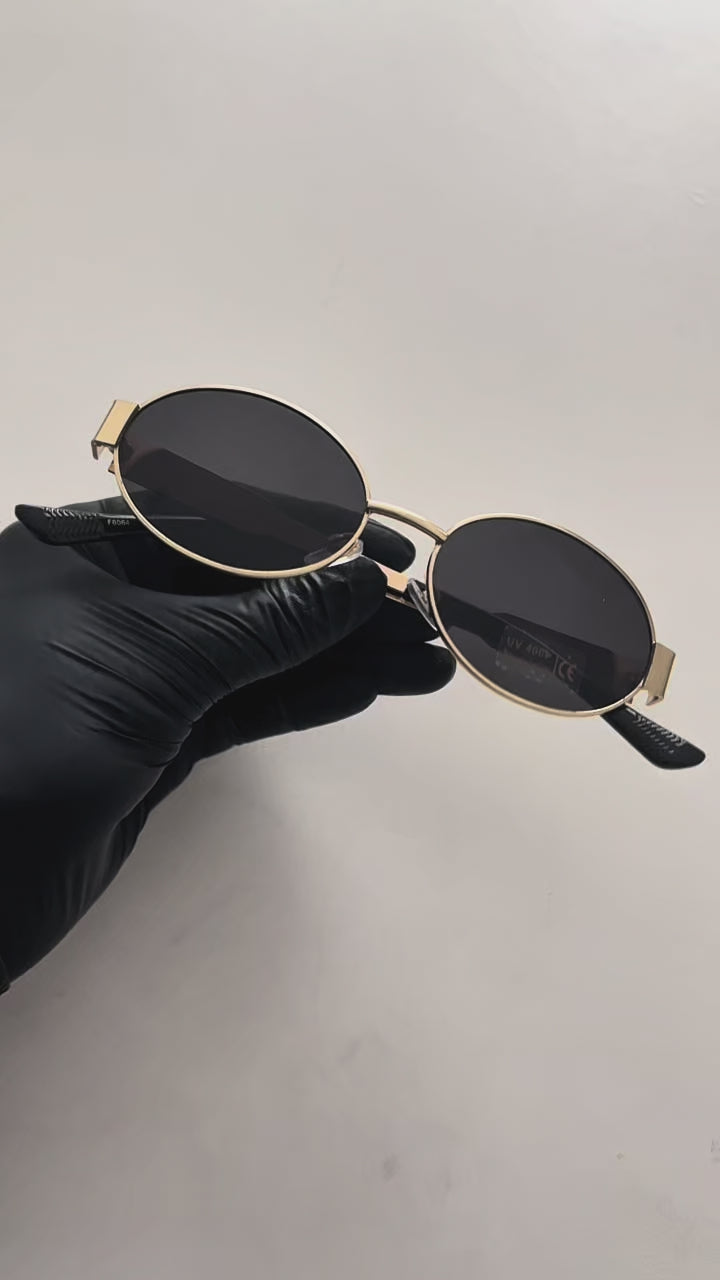 Lentes de sol - Celine Negro/dorado. 0.3